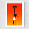 Paradiso (Orange) Medium White Frame
