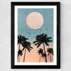 Sunrise by Kubistika Wide Black Frame