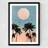 Sunrise by Kubistika Medium Black Frame