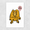 Be Curious Monkey Unframed Print