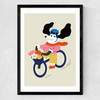 Cycling Dog Bicycle Medium Black Frame