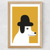 Dog Hardhat London Wide Oak Frame