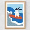 Surfing Dog Watersports Wide Oak Frame