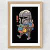 Galactic Baby Sitter Wide Oak Frame