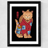 Pirate Meowster Wide Black Frame