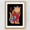 Pirate Meowster Wide Oak Frame