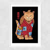 Pirate Meowster Narrow White Frame