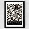 Bauhaus Black by Luxe Poster Co Wide Black Frame