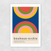 Bauhaus Rainbow by Luxe Poster Co Unframed Print