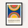 Bauhaus Rainbow by Luxe Poster Co