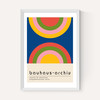 Bauhaus Rainbow by Luxe Poster Co