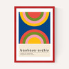 Bauhaus Rainbow by Luxe Poster Co