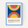 Bauhaus Rainbow by Luxe Poster Co