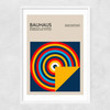 Bauhaus Target Narrow White Frame