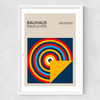 Bauhaus Target Medium White Frame