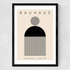 Black Minimal Bauhaus Medium Black Frame
