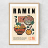 Japanese Ramen Narrow Oak Frame
