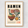 Japanese Ramen Medium Oak Frame