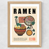 Japanese Ramen Wide Oak Frame