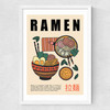 Japanese Ramen Medium White Frame