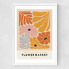 Flower Market Marrakesh Medium White Frame