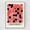 Pink And Oak Bauhaus Narrow Oak Frame