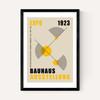 Yellow Bauhaus by Luxe Poster Co