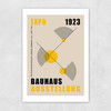Yellow Bauhaus by Luxe Poster Co Unframed Print