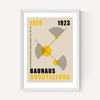 Yellow Bauhaus by Luxe Poster Co