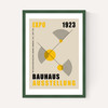Yellow Bauhaus by Luxe Poster Co
