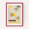 Yellow Bauhaus by Luxe Poster Co