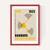 Yellow Bauhaus by Luxe Poster Co