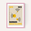 Yellow Bauhaus by Luxe Poster Co