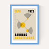 Yellow Bauhaus by Luxe Poster Co
