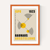 Yellow Bauhaus by Luxe Poster Co