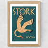 Stork Wide Oak Frame