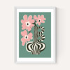 Floral Stripe