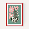 Floral Stripe