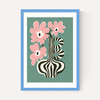 Floral Stripe