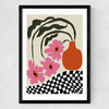 Vintage Blossom Medium Black Frame