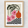Vintage Blossom Wide Oak Frame