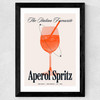 Aperol by HollieGraphik Wide Black Frame