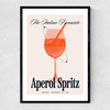 Aperol by HollieGraphik Narrow Black Frame