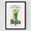 Mojito by HollieGraphik Medium Black Frame