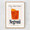 Negroni by HollieGraphik Narrow Oak Frame