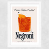 Negroni by HollieGraphik Wide White Frame