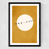 Chirping And Chilling (At Night) Medium Black Frame
