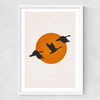 Endless Skies Medium White Frame