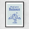 Find Your Balance Narrow Black Frame