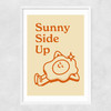 Sunny Side Up Narrow White Frame